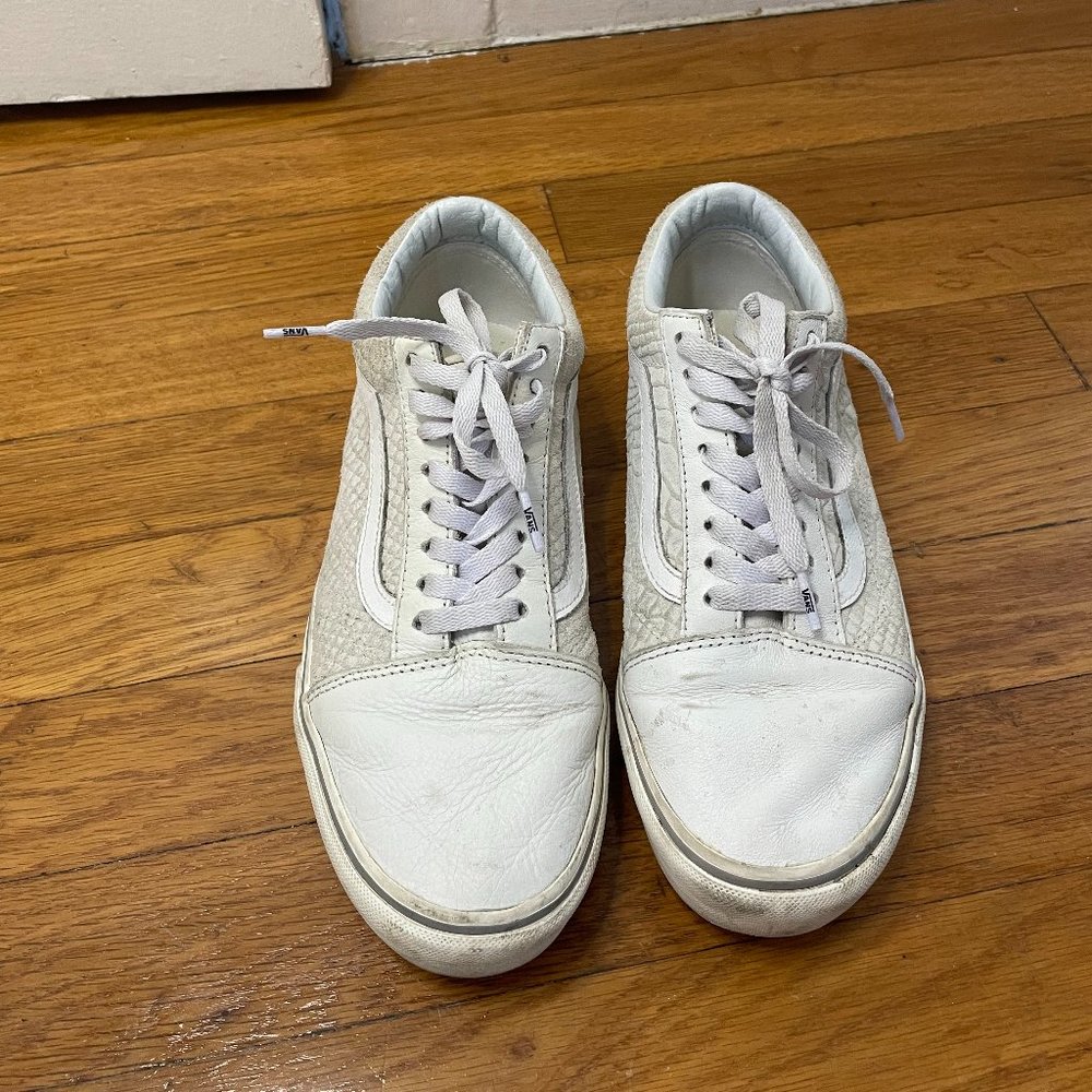 Snake + White Vans